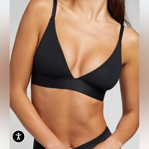 Negative Cotton Triangle Bra